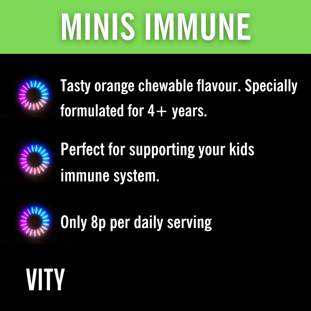 VITY-Minis Kids Vitamin D3 & Vitamin C Chewy Orange for children