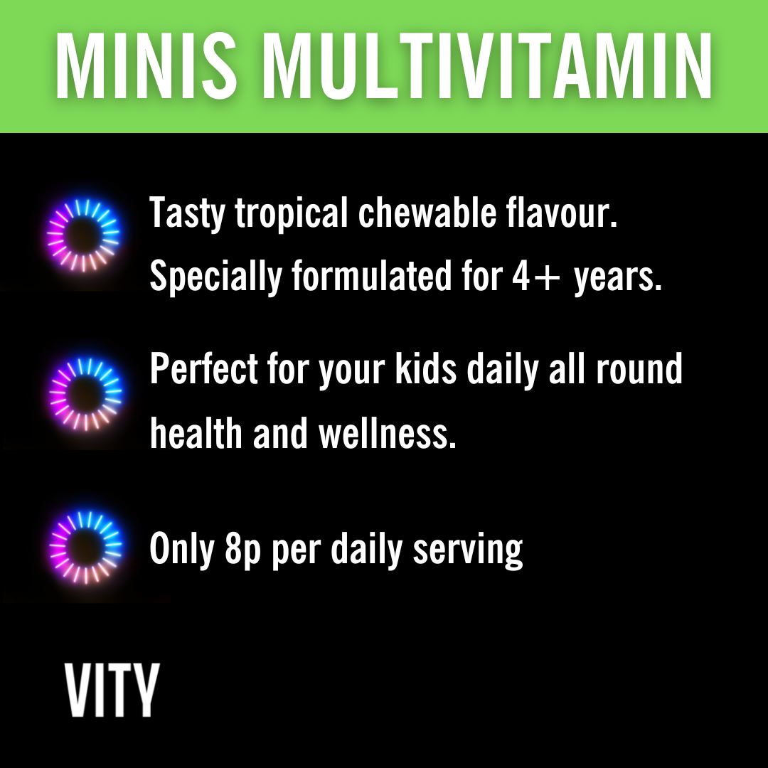 VITY-Minis kids daily multivitamin chewable tropical for children