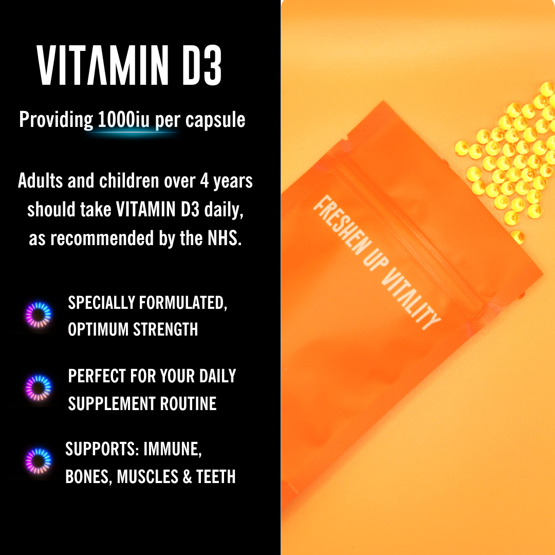 VITY Vitamin D3 1000iu Soft Gels